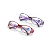Okulary przeciwsłoneczne anty niebieskie, składane światło okulary presbyopowe 2023 Style Flowed Hollow dla mężczyzn i kobiet wygodne