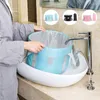 Bath Accessory Set Collapsible Bucket For Soaking Feet Foldable Water Bag Travel Camping Foot Portable