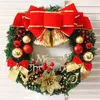 Flores decorativas guirlanda de natal rattan navidad decorações para decoração de porta de casa guirlandas artificiais penduradas ghirlanda natalizia