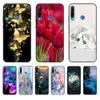 For HONOR 9C Case 6.39" Soft Silicon Tpu Back Phone Cover Huawei Honor 9 C AKA-L29 Protective Coque Bumper Black Tpu Case