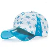 Gorras de béisbol Sombreros para niños Gorra de béisbol para niños y niñas Salidas al campus para estudiantes Protectores solares Aleros transparentes