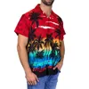 Camisetas masculinas Summer Fashion 3D Shirts Oversized Beach Men s Shirt Manga curta Coqueiro Print Hawaiian tops Clothing Camiseta 230715