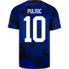 2023 PULISIC Usas Soccer Jerseys REYNA AARONSON WEAH ACOSTA Mckennie 23 24 Maillot De Futol FERREIRA DEST MORGAN Us A Football Shirt