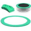 Trampolines Trampoline Spring Cover Spring Edge Protection Waterproof Safety Mat Weatherproof Tear-Resistant Round Frame Pad With Straps 230715