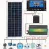 Altri dispositivi elettronici Sistema di alimentazione solare 220V Caricabatteria pannello solare 30W Inverter 1000W USB Kit controller completo Stazione di alimentazione portatile domestica 230715