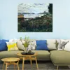 Riverbank at Argenteuil Claude Monet Painting Handmade Oil Reproduction Landscape Canvas Art High Quality