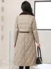 Women's Leather 2023 Genuine Sheepskin Jackets Women 90% White Duck Down Jacket Long Coat Female Cuero Ge