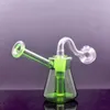 14mm Femelle Mini Brûleur À Huile Bong Conduites D'eau Avec Épais Narguilé Pyrex Recycler Main Dab Bangs pour Fumer avec 14mm Mâle Brûleur À Huile Tuyaux