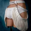 Gürtel Vintage Quaste Boho Fransen Breiter Gürtel für Frauen Persönlichkeit Leder Bondage Riemen Taille Damen Strumpfband Zubehör 230715