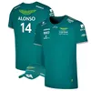 Men's T-shirts F1 Aston Martin POLO Spanish Racer Fernando Alonso 14 Shirts High -quality Clothing Can Be Shipped Give Away Hats