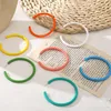 Hoop Earrings Simple Big Round For Women Geometric Plastic Exaggerated Earring Hyperbole Trendy Ring Jewelry