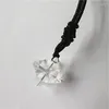 Hänge halsband naturlig sten kvartsvit kristall pendel merkaba pendants chakra pendulesuspension läkning med pärlor