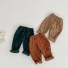 Bekleidungssets MILANCEL Kinderbekleidungsset Cordmantel und Hose 2-teilig Jungenanzüge Lässige Mädchenkleidung 230717