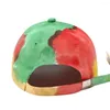 Berretto da baseball rosso verde giallo graffiti per uomo donna cappello rap con cintura lunga Harajuku adolescente Gorras Hombre