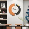 Väggklockor modern mdf trärista dekor klocka rund designer kök klocka hem dekoration vardagsrum horloge reloj pared dekorativo