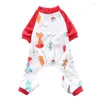 Chien vêtements vêtements doux doux Pet combinaison pyjama pour petits chiens Shih Terrier pyjamas salopette chiot vêtements maison