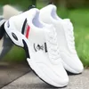Klänningskor Fashion Air Cushion Men S Running Large Size 38 47 Sneakers Breattable Outdoor Sports Leather Non Slip Male 230717