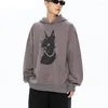 Hot Style Men's Hoodies 2023 Men Hoodie Sweatshirt Hip Hop Doberman Dog Print Hooded Streetwear Harajuku Fashion Casual Pullover Man