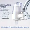 1pc, Water Filter Faucet, Filter Element Water Filter, Activated Carbon Faucet Filter System, Water Faucet Filter, Tap Water Filter, Reduces Chloramine Fluoride