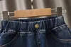 Kot Sonbahar Kış Çocuk Çocuklarının Bebek Giysileri Bebek Kıyafetleri Sıcak Elastik Kemer Kot Pantolon Erkekler Bebek Giysileri Stretch Jeans Pantolon