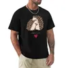 Herenpolo's Hedge-hugs T-shirt T-shirt met korte mouwen Sneldrogend Effen wit T-shirt Heren