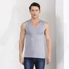 تتصدر دبابات الرجال الرجال الرياضة Modal Modal Full Stretch Runing Vest Fitness Cool Summer Top Gym Slim Undershirt Male 6 Colors