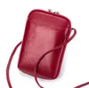 Real Leather Women's Single Shoulder Bag Fashion Solid Color Casual Handbag Outdoor Daisy Handväska Dragkedja Cross-Body Bag Messenger Bag