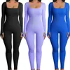 Kadın Tulumları 2023 Moda Giysileri Düşük Yakalı Uzun Kollu Zarif Bodysuits Divin