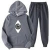 Men's Tracksuits The Eye Of Truth Fullmetal Alchemist Set Casual Women's Fleece Hoodies Pants Two-Piece Tracksuit Trendy Sportswear