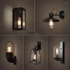 Wall Lamp Nordic American Retro Style LED Loft Decor Sconce Light Fixture Lighting Bedside Bathroom Fixtures