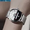 Wristwatches Star Moon Concept Black White Men Watch Calendar Half Roulette Time Display Fashion Quartz Clock Relogio Masculino Boy Gift