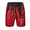 Men's Shorts Mens Random Pattern Print Fashion Splash Ink Jogging Loose Short Pants Sport Beach Man Soft Streetwear Clothse