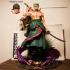 애니메이션 만화 애니메이션 원피스 21cm Roronoa Dream Zoro 그림 수집 가능한 입상 모델 만화 어린이 소년 장난감 선물 선물 무료 배송 아이템 L230717