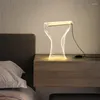 Masa lambaları Nordic Creative Tasarımcı Işık Kılavuzu Masa Lambası Oturma Odası Dekorasyon Yatak Odası Başucu Ev Dekoru Led Armatürler