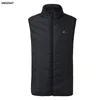 Vestes pour hommes zones gilet chauffant hommes femmes veste hiver Usb chauffage auto-thermique vers le bas Warmte