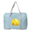 Duffel Bags Large Capacity Daisy Travel Bag Handbag Luggage Tote Nylon For Lady Men Weekend Organizer Clothes Women Storage Folding