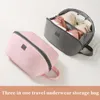 収納バッグ旅行下着バッグ防水大容量軽量ブラスソックスメイクアップポータブル耐久性のあるオーガナイザー