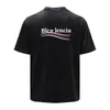 BLCG Lencia Summer T-shirts High Street Hip-Hop Style 100% bomullskvalitet Män och kvinnor släpper ärmen Löst Tshirts Överdimensionerade toppar 23161