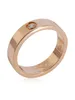 Pre-posseduto Oro rosa 18kt Love diamond rring Gioielli di design di fabbrica Diamante personalizzato Anello tricolore in oro rosa platino e oro rosa