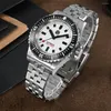 Wristwatches San Martin Men Diving Watch Miyota 8215 Original Design Automatic Mechanical Bracelet Waterproof 20Bar Sapphire Luminous BGW9