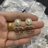 heart-shaped Earrings Designer Stud Luxury Women ccity Diamond pearl Earring Classics jewelry Woman C Earing 5243