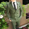 Męskie garnitury Slim Fit Wedding dla mężczyzn dla mężczyzn 2 -częściowa kurtka Tuxedo z spodniami męski strój mody 2023