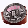 Belts Fashion Women Cowboy Belt Cowgirl American Western Style Cowboy Hat Boots Pattern Cow Girl Rodeo Accessories 230715