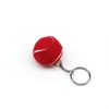 Keychains 20st Tennis Bag Pendant Plastic Mini Ball Key Chain Small Ornament Sport Annons Keychain Fans Souvenirer Ring