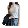 Autumn Women Woman Sweater Vest Sweaters Designer Summer Parties Womens Knit Shirt Sexig mode Top Block