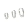 Brincos de argola pequenos brincos de círculo de prata esterlina 925 para mulheres e homens brincos clipe de joias de casamento Huggie