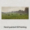 Högkvalitativ Claude Monet Oil Målning Reproduktion Green Park i London Handgjorda Canvas Art Landscape Home Decor för sovrum