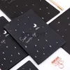 Notepads Notes Black Paper Notebook Graffiti Sketch Book Diary for Painting Notepad Drawing Office School Stationery Gifts x0715