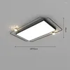 Ceiling Lights Nordic Light Luxury LED Rectangular Projection Living Room Creative Home Lighting Modern And Simple Bedroom Restaurant