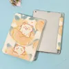 Compatibel Voor iPad Mini 6 7th 8th 9th 10.2 Flower bear Case 5th 6th 9.7 Air 4 5 10.9 Pro 2020 2021 11 Inch Pro12.9 De notebook Smart Flip Behuizing Cover Met Houder Potlood Slot